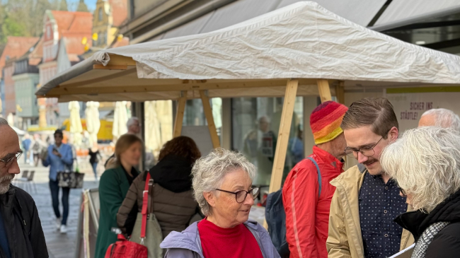 Infostand: Ledergasse / Remsgalerie
